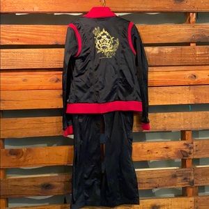 Baby Phat Long Length Satin Sweatsuit